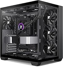 FOIFKIN F300 (2025) PC Case - Pre-Installed 4 No RGB Fan, ATX Mid-Tower Gaming PC Case, 270° Panoramic Glass with Type-C, FOIFKIN (Black)