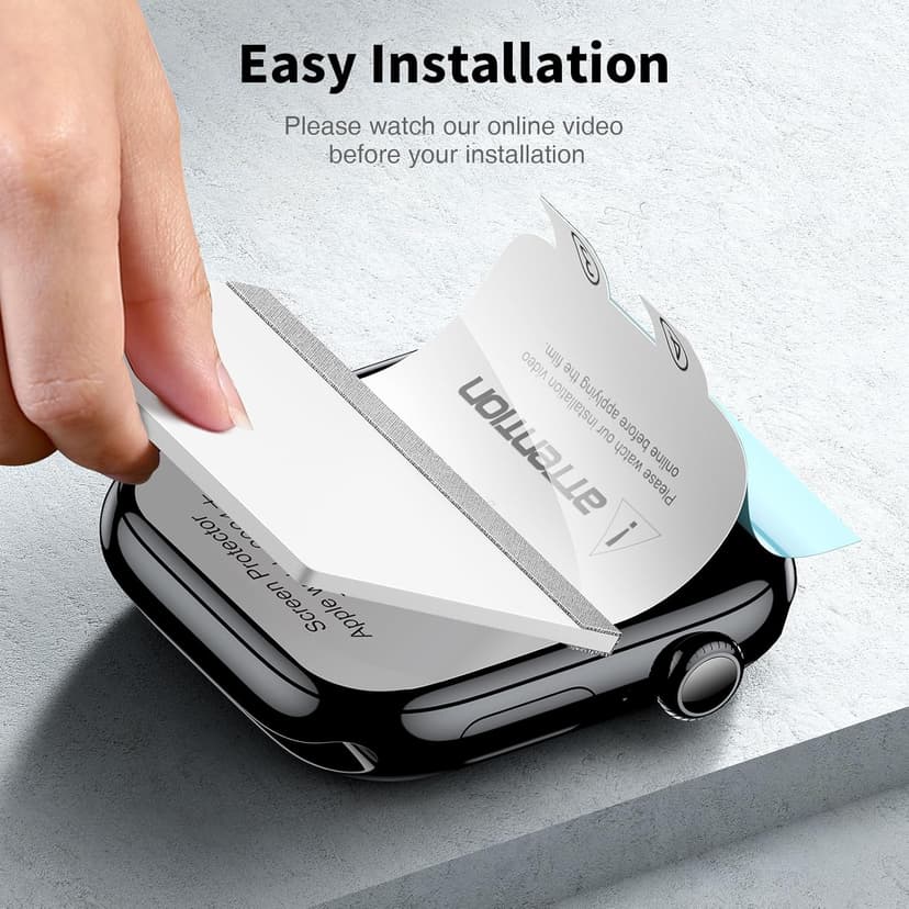 LK 6 Pack for Apple Watch Series 11 Screen Protector 46mm Series 10 [Flexible TPU Not Glass] Self-Healing, Max Coverage, Bubble Free, HD Clear Screen Protector for iWatch S11/S10 46mm, Anti-Scratch