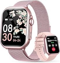 Smart Watch for Women Men Fitness: 1.85" Smart Watch with 30 Days+ Battery Life Make/Recive Call Heart Rate SpO2 Sleep Monitor 120+ Sport IP68 Waterproof Fitness Tracker Watch for iPhone Android