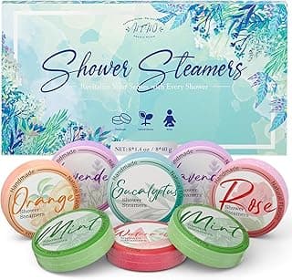 Shower Steamers Aromatherapy 8 Pack - Gifts for Women, Shower Bombs with Essential Oils, Self Care and Stress Relief Stocking Stuffers, Relaxation Birthday Gifts for Women and Men