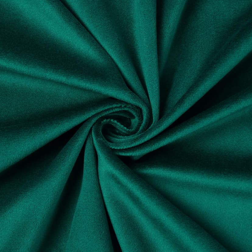 Velvet Upholstery Fabric - Luxurious, Soft for Home Décor, Sofa, Chair, Cushion Projects (Green, 1 Yard)