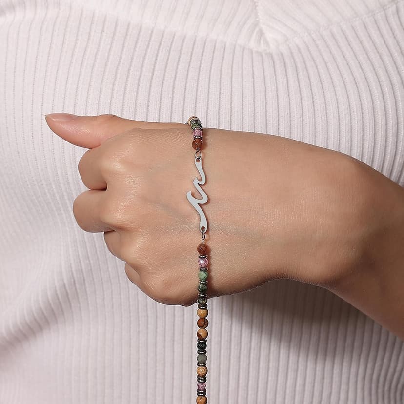 TONY & SANDY Friend Gifts for Women, Unique Birthday Gifts for Women, Sister Gift from Sister, Wave Bracelet, Christmas Stocking Stuffers for Woman Female, Bestie Friendship Bracelets B0FLY81HMZ