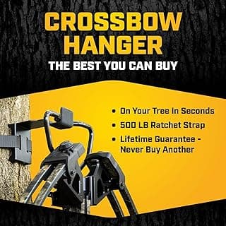 BWD Crossbow Hanger - ON Your Tree in Seconds - The ONLY Crossbow Hanger Legal to USE ON All State and Federal Lands