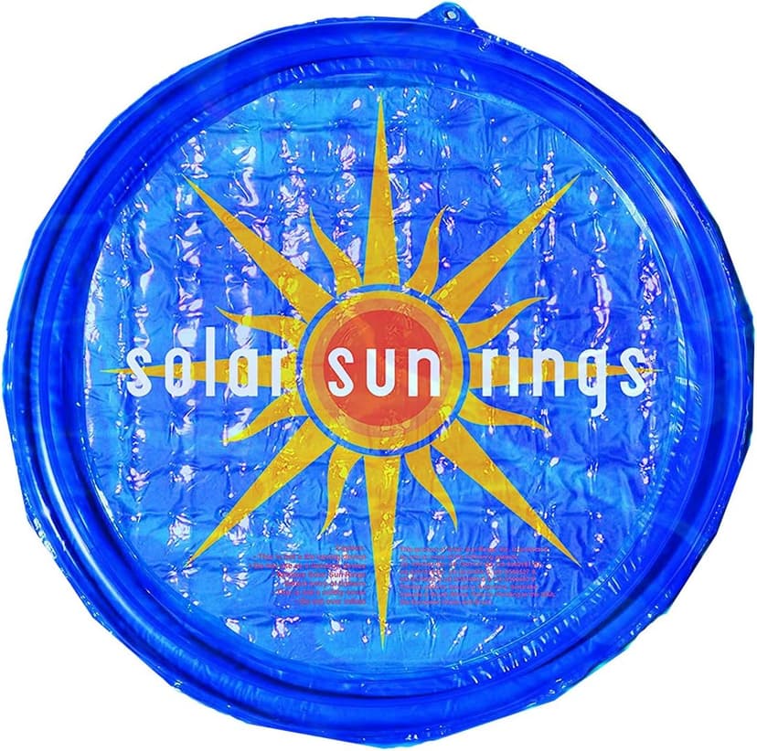 Solar Sun Rings UV Resistant Above Ground Inground Swimming Pool Hot Tub Spa Heating Accessory Circular Heater Solar Cover, SSRA, Sunburst (6 Pack)