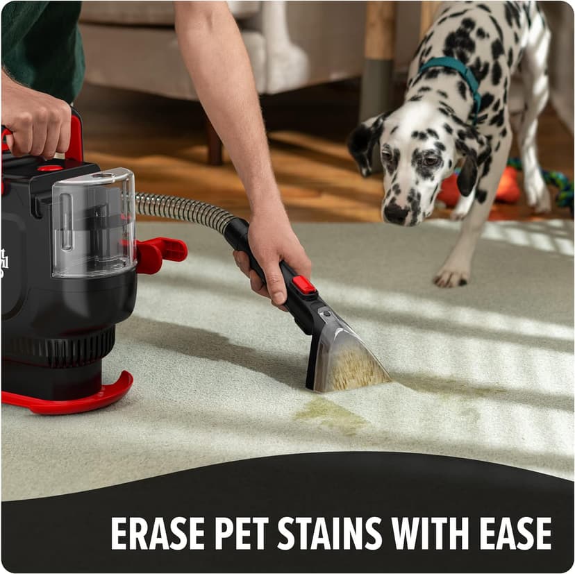 Dirt Devil Portable Spot Cleaner Machine for Carpet and Upholstery, Powerful Suction Spot Cleaning Machine with Versatile Tools, Pair with Dirt Devil Portable Spot Cleaner Solution