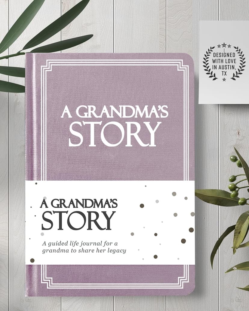 Grandma's Life Story Journal (Hardcover): A Meaningful Keepsake for Grandma to Share Her Journey & Memories, Book Includes 250+ Prompt Questions, Sentimental Gift for Mother's Day, Birthday, Christmas
