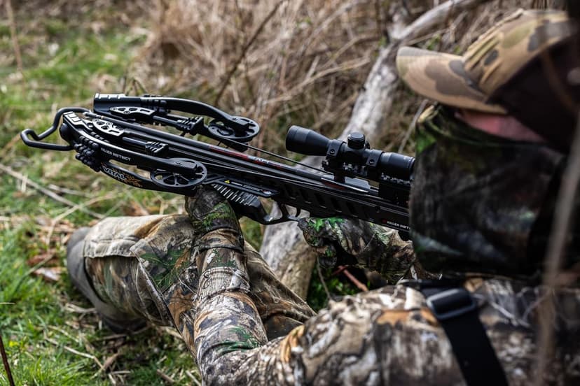 Killer Instinct Vital-X with Dead Silent Crank Crossbow Package. The Vital-X is a Top Crossbow for Hunting Deer or Your Favorite Game!