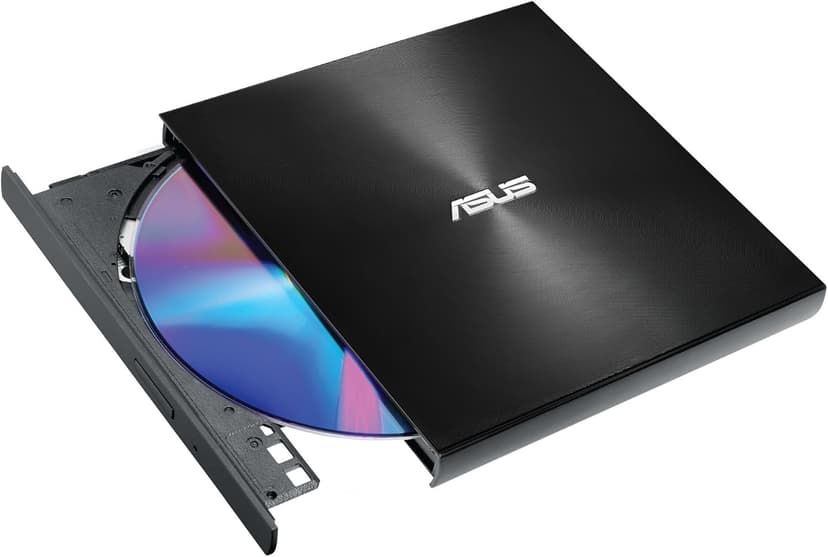 ASUS ZenDrive Black 13mm External 8X DVD/Burner Drive +/-RW with M-Disc Support, Compatible with Both Mac & Windows and Nero BackItUp for Android Devices (USB 2.0 & Type-C Cables Included)