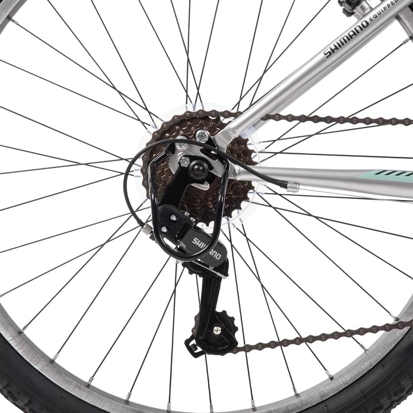 Huffy Stone Mountain Bike for Men and Women, 20”/24”/26”, 6-Speed (20”) or 21-Speed, Front or Dual Suspension (Varies), Multiple Colors, Adjustable Saddle, Shimano Equipped, All-Terrain Tires