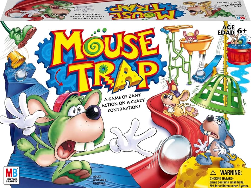 Mouse Trap Board Game For Kids Ages 6 and Up (Amazon Exclusive)