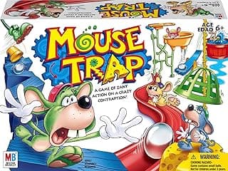 Mouse Trap Board Game For Kids Ages 6 and Up (Amazon Exclusive)