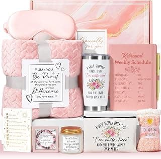 Cool Retirement Gifts Basket for Women Retirees Boss Friend Mom Grandma, Coworker Farewell Leaving Going Away Gift w/ Blanket Happy 2026 Retirement Gift for Woman Teacher Nurse Funny Retired Gifts Set B0DXTPNFWV