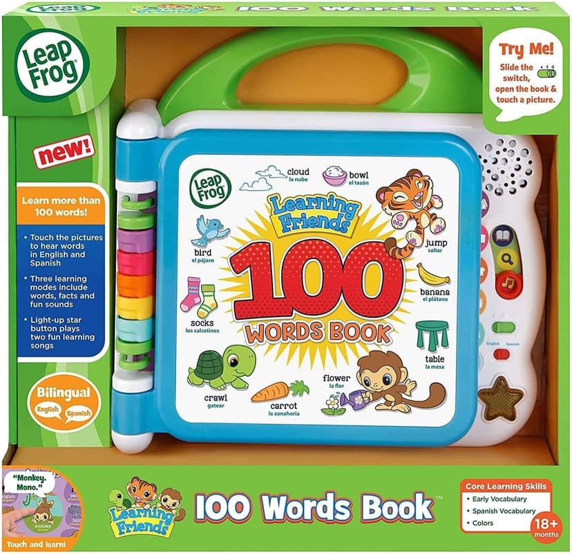 LeapFrog Learning Friends 100 Words Book B07B6ZN7P8