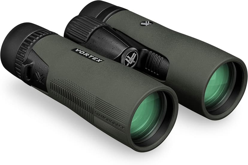 Vortex Optics Diamondback HD 10x42 Binoculars - HD Optical System, Non-slip Grip, Waterproof, Fogproof, Shockproof, Included GlassPak - Unlimited, Unconditional Warranty