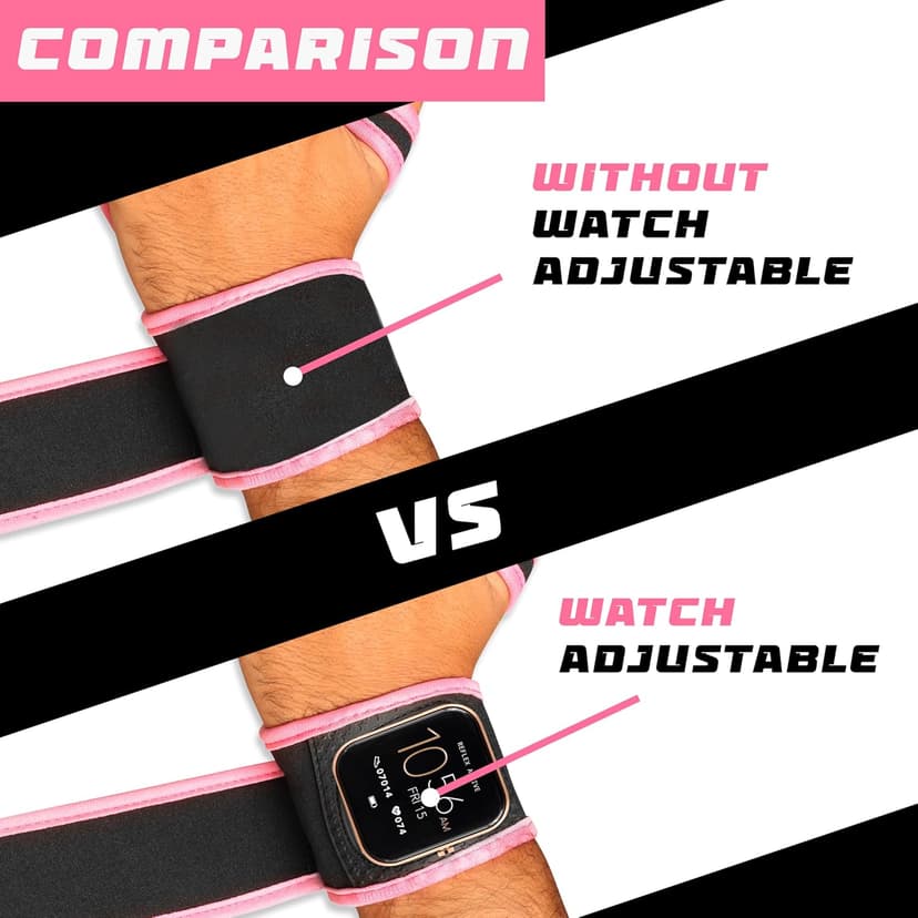 Dhabii Weight Lifting Gloves Compatible with Smart Watches, Ventilated Workout Gloves with Wrist Wraps for Men and Women- Great for Cross Training, Pull Ups, Gym, Workout.