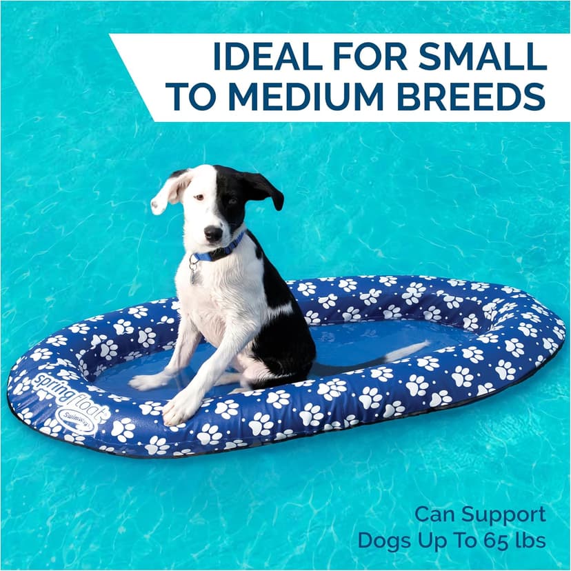 SwimWays Paddle Paws Spring Float Dog Raft, Small (0-65 lbs.)