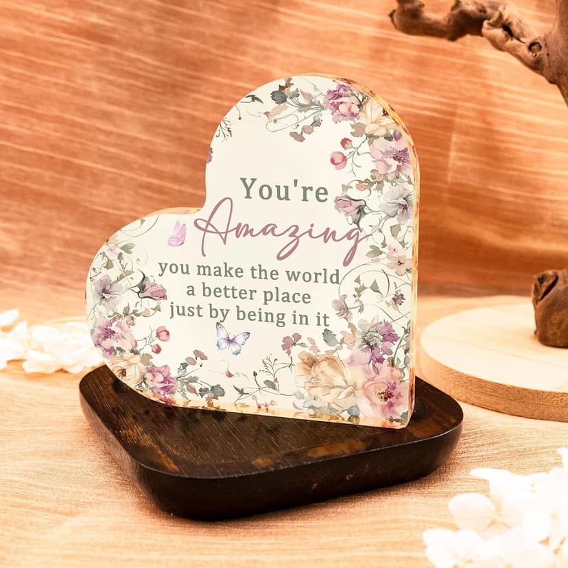 Uplifting Motivational Gift for Womens Inspirational Desk Decor Birthday Easter Mother's Day Proud of You Gifts for Women Encouragement You Are Amazing Gifts for Women B0FR8QV18Z