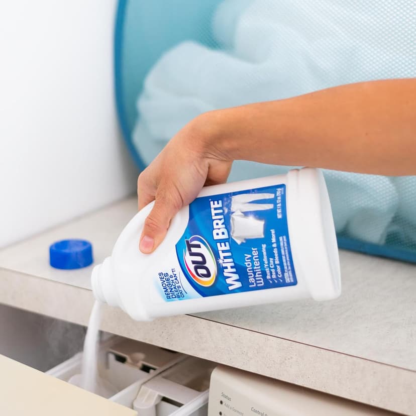 OUT White Brite Laundry Whitener Powder, Stain Remover Detergent Booster for Clothes, Removes Red Clay and Rust Stains on White Clothing and Uniforms, 1 Pound 12 Ounce - Pack of 2