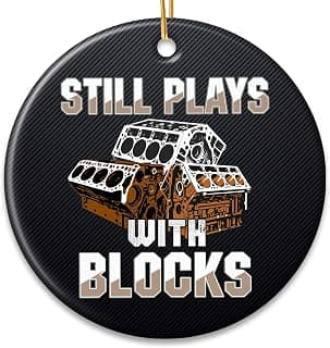 Tool Ornaments for Technicians, Funny Gag Gift Ideas for Christmas - Ceramic Xmas Tree Ornament Holiday Decor, Gift Exchange ZAGKOO Mechanic Christmas Ornament - Cool Mechanic Gifts for Men B0FR4CJKGM