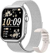 1.83" HD Smart Watch, 30 Days Battery Life, Sleep/Heart Rate/SpO2/Blood Pressure Monitor, Calls/Messages/Notifications, 5ATM 110+ Sports Modes Fitness Tracker Watch, for Women & Men/ Android & iPhone