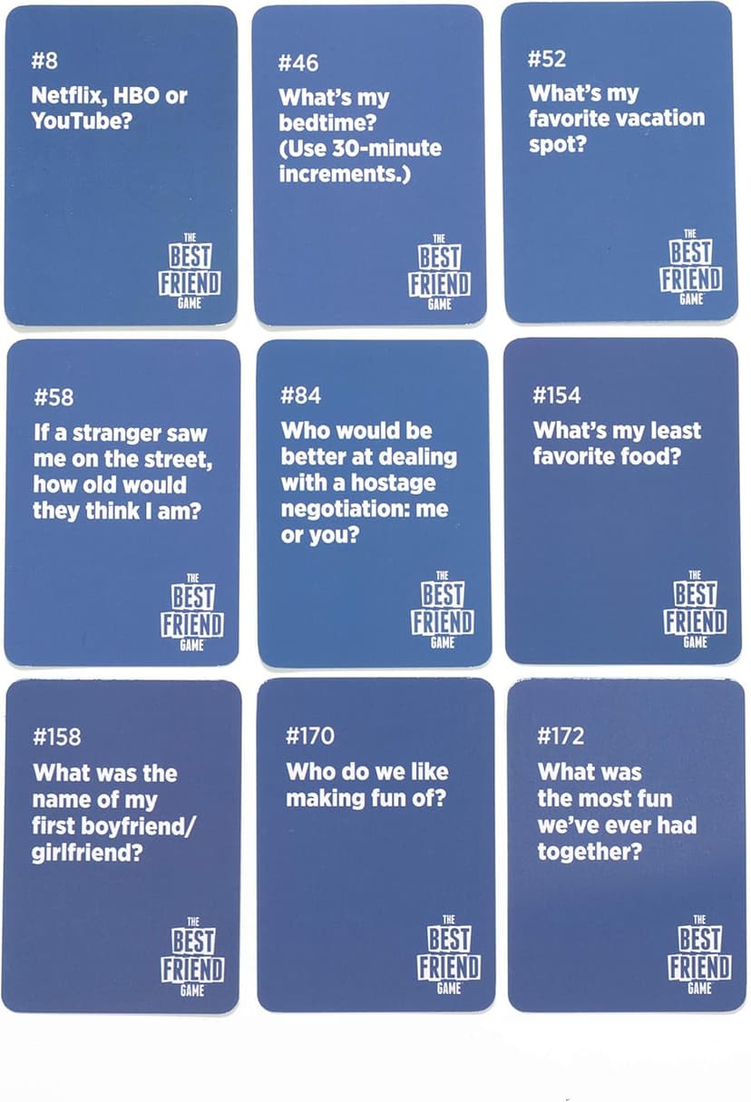DSS Games The Best Friend Game: Think You Know Your Friends? [A Party Game | Card Game for Adults & Teens for Friends | Birthday Gift | Game Night]