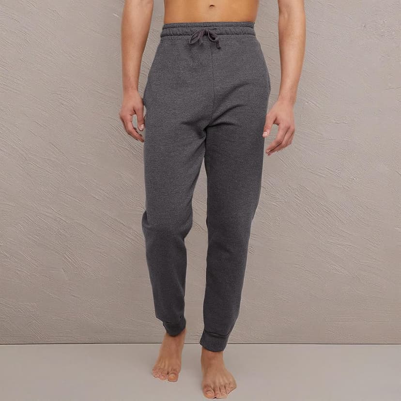 Hanes Men's Joggers, EcoSmart Fleece Sweatpants for Men, Men's Lounge Pants, 30.5" B07HDLX9HZ