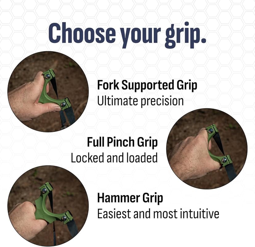 SimpleShot Scout XT Slingshot with Target, Clay Ammo and Bands for Professional Hunting and Powerful Target Shooting Sling Shot