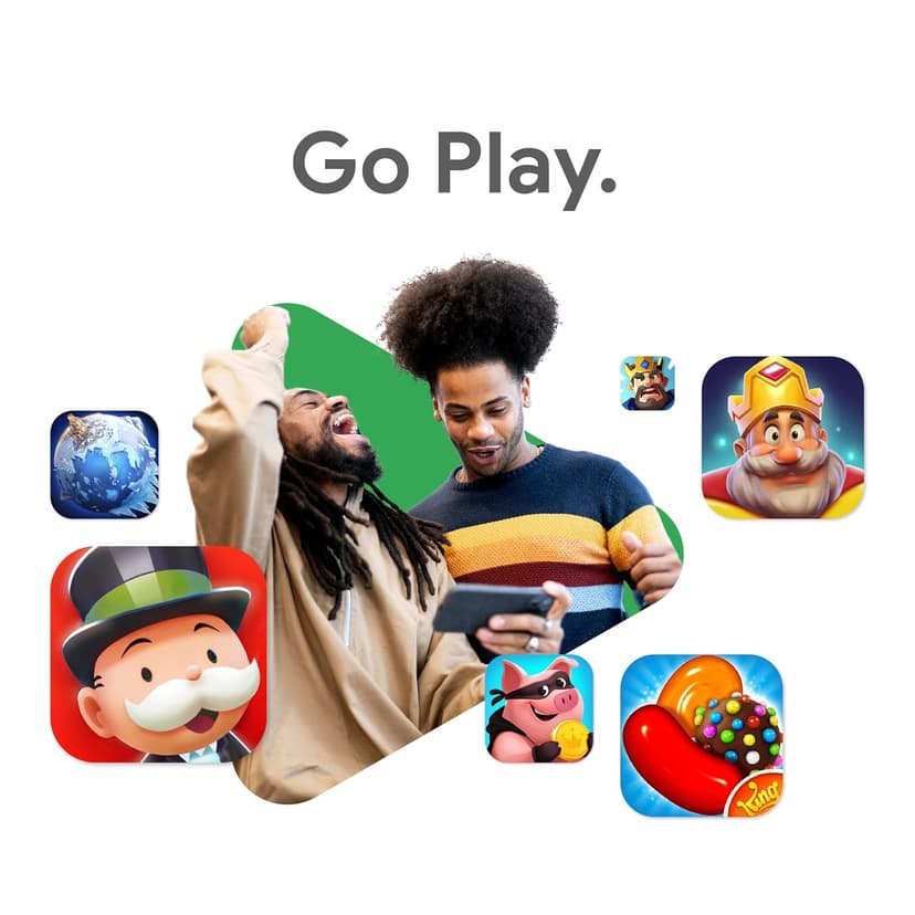 Give the gift of games, apps and more (Email or Text Message Delivery - US Only) Google Play gift code B0FQMXTNRG