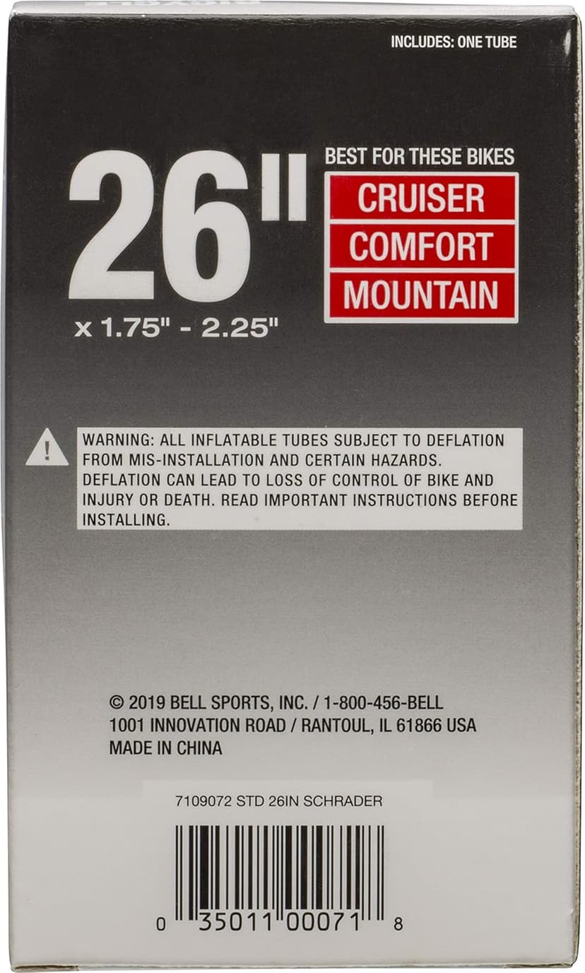 Bell Standard Bicycle Inner Tubes