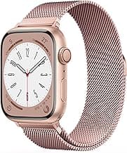 Original Stainless Steel Milanese Loop Compatible with Apple Watch Band 38mm 40mm 41mm 42mm 44mm 45mm 46mm 49mm, Magnetic Clasp Band for iWatch Series 11 10 9 8 7 6 5 4, SE 3 2 1 Ultra3 2, Women & Men