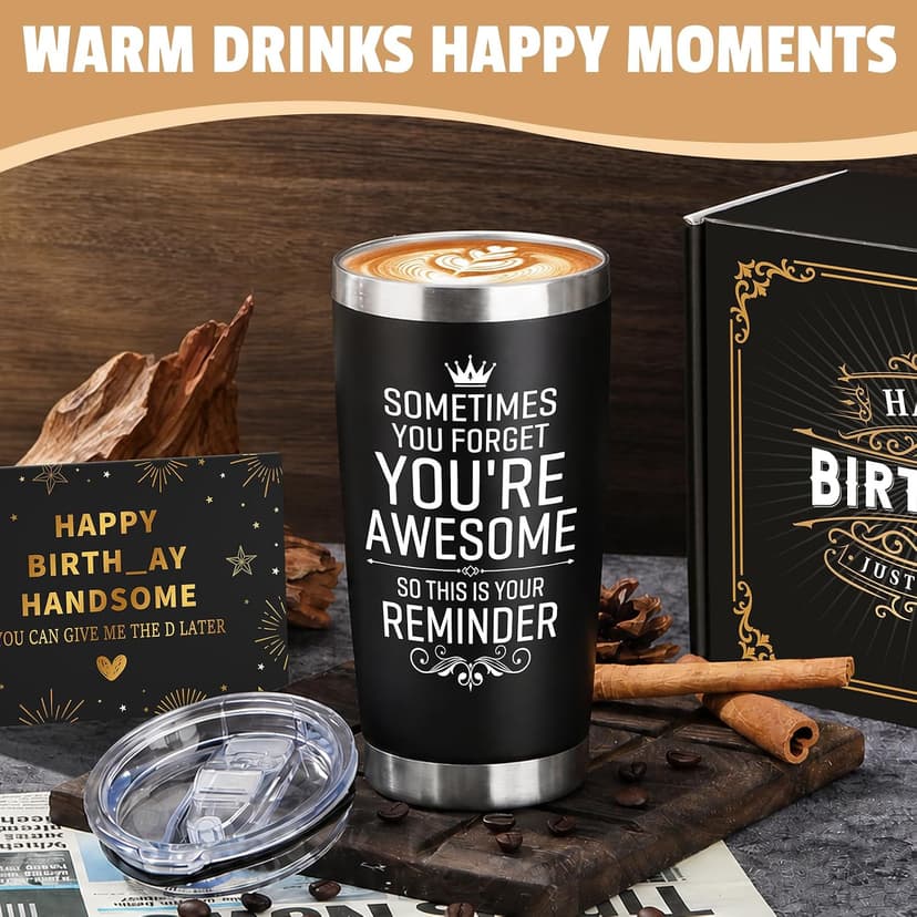 Birthday Gifts for Men Funny Birthday Gift Ideas Unique Presents Baskets for Him Happy Bday Gift Box for Men Who Have Everything Cool Bday Sets for Man Boyfriend Male Friends Bf Brother Adult Husband B0H4KYHPZ4