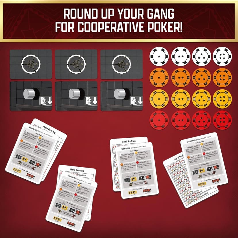 The Gang | Grown-Up Toy of the Year Finalist | Co-Operative Poker | Family Game | Game Night | Strategy Game | Ages 10+