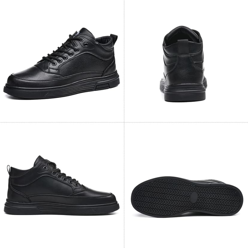 TAERDUN Slip Resistant Work Shoes for Men & Women, Waterproof Anti-Slip Kitchen Shoes, Oil & Water Resistant, Lightweight Work Shoes for Chefs, Restaurant Workers, Delivery, Crew, Drivers 03