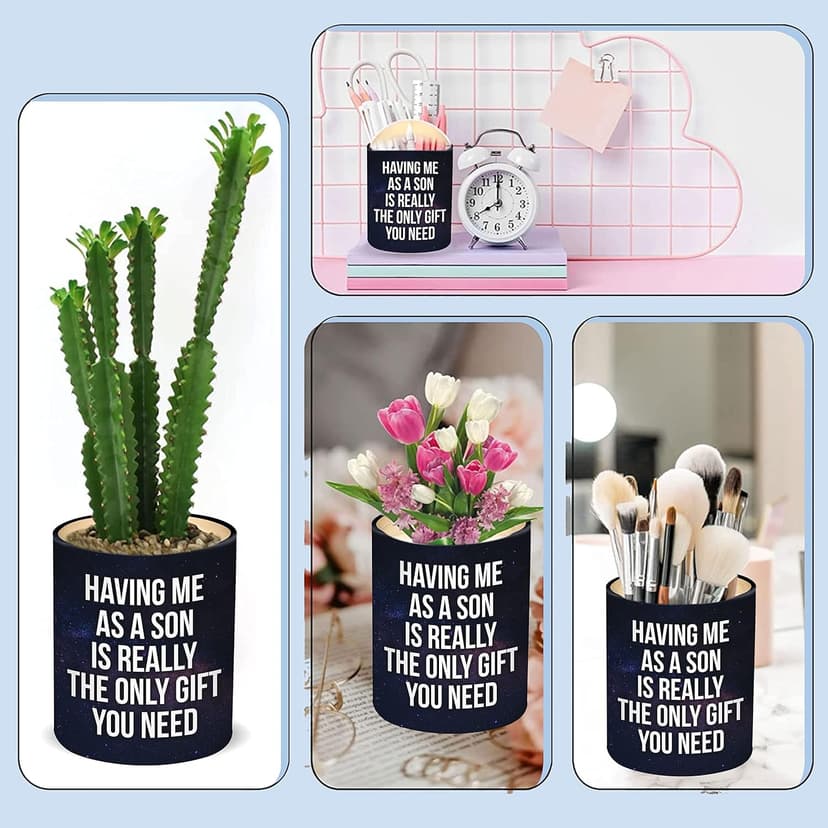Birthday Gifts for Mom from Son - Mom Birthday Gifts from Son - Moms Gift Ideas from Son - Mother Gift, Funny mom Candle, 10 Oz Jar Lemongrass Scent