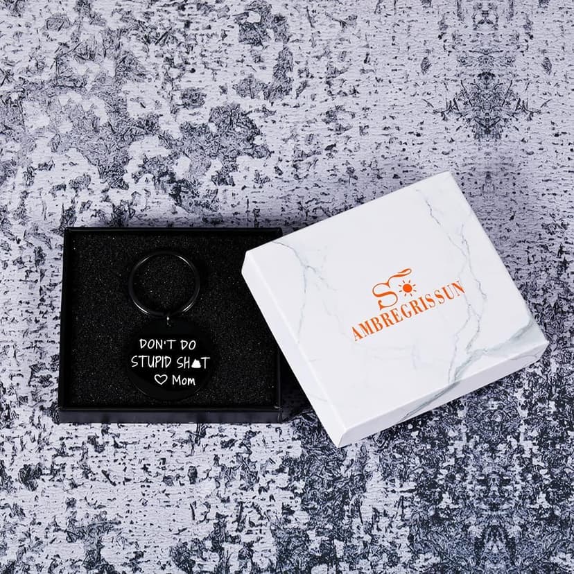 AMBREGRISSUN Teen Boys Girls Gifts - Funny Gag Gifts Keychain for Teenage Boys Girls Christmas Stocking Stuffers for Teens