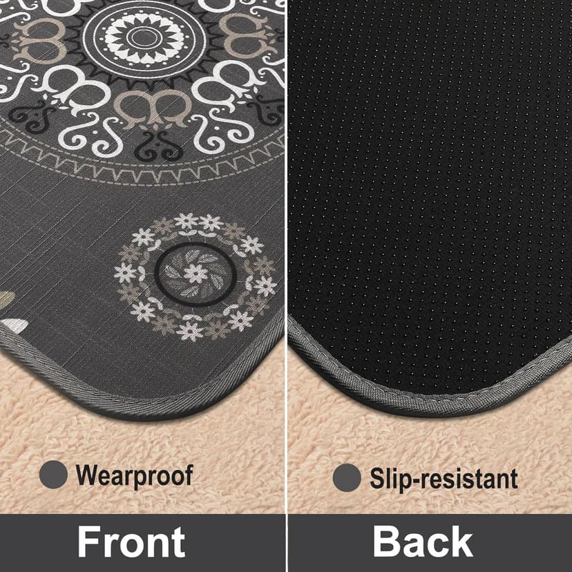 AiBOB Chair Mat for Carpeted Floors, Premium Quality Hard Material, Office Floor Mats for Computer Desk on Carpet, Easy Gride for Chairs, 36x48 Multi