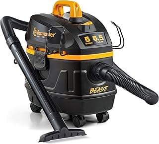 Vacmaster Professional Beast Series VFB511H 0201 5-Gallon 5.5 Peak HP Wet/Dry Vac, Black