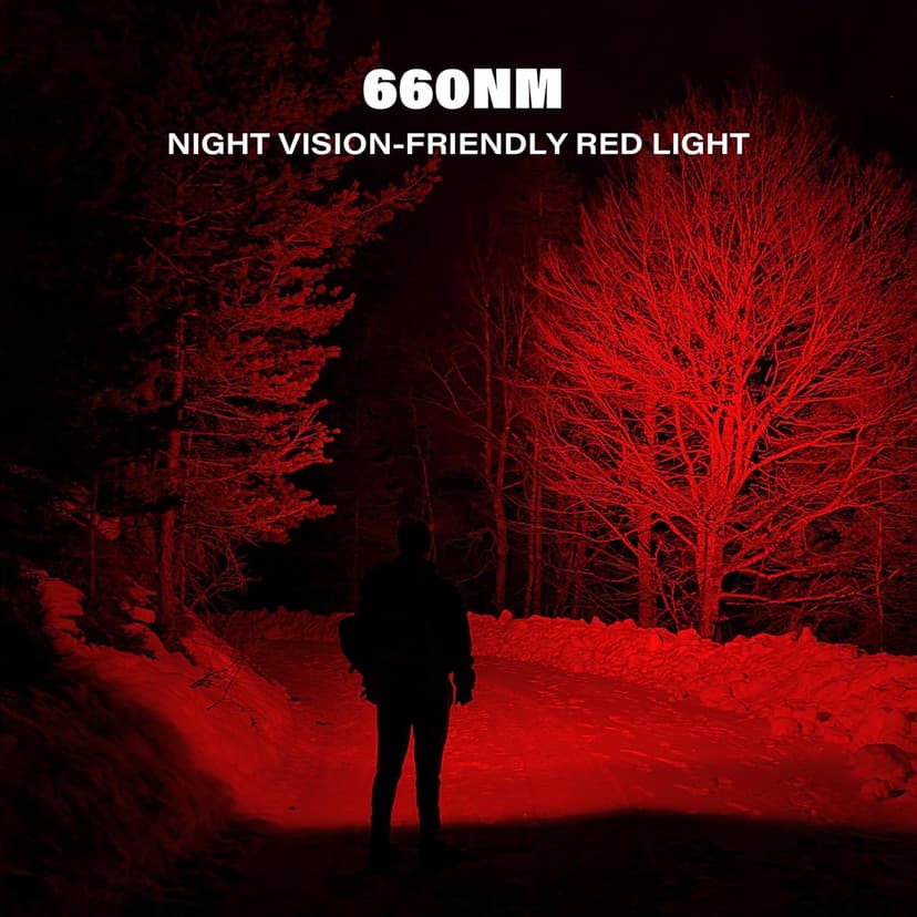 sofirn LED Headlamp Rechargeable, H35R Super Bright Lightweight Head Light with 660nm Deep Red Light, 1500 Lumens White Light, IPX6 Waterproof Head Flashlight for Running Hiking Camping