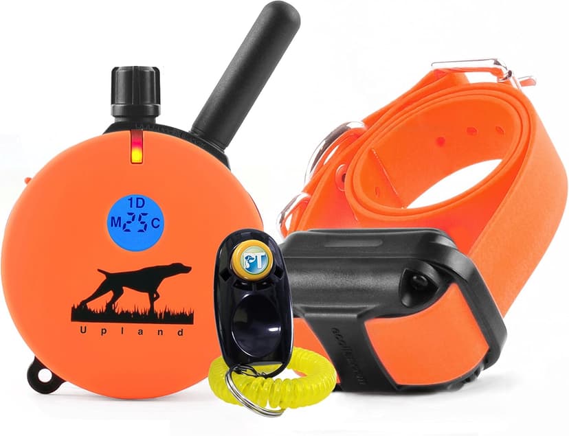 Educator UL-1200 Upland Hunting Dog E Collar for Dog Training with Remote - 1 Mile Range, Waterproof, 100 Stimulation Levels, Tone or Vibration Mode, Night Light for Small, Medium & Large Dogs