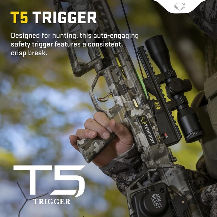 TenPoint Titan 400 Crossbow, Vektra - 400 FPS - Includes Pro-View 400 Scope, ACUdraw Silent Cocking Device & Three Pro Elite 400 Carbon Arrows