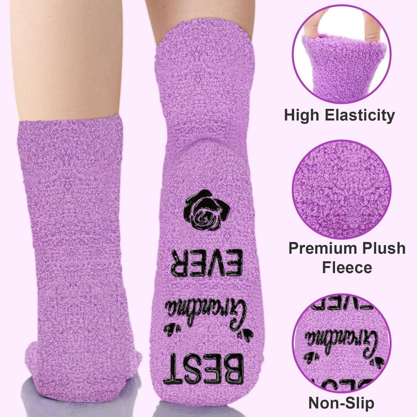 Juesly Christmas Gift for Women Mom Sister - Fuzzy Stocking Stuffers Birthday for Grandma Dog Cat Lover B0FJXQBZ96
