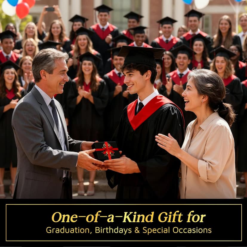 The Dream Chaser Compass - Go Confidently -2026 Unique Graduation Gifts for Him, College, High School, Cool Birthday Gift Idea for Son, Boys, Motivational Greeting Card Included B0BXJFBHX5