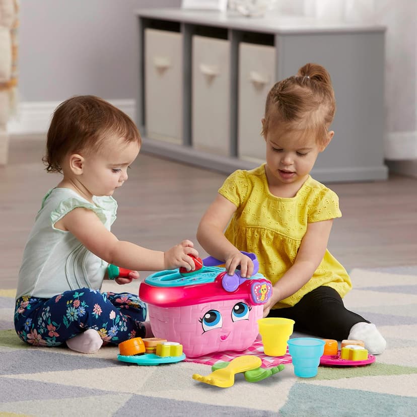 LeapFrog Shapes and Sharing Picnic Basket, Pink B07B7319TG