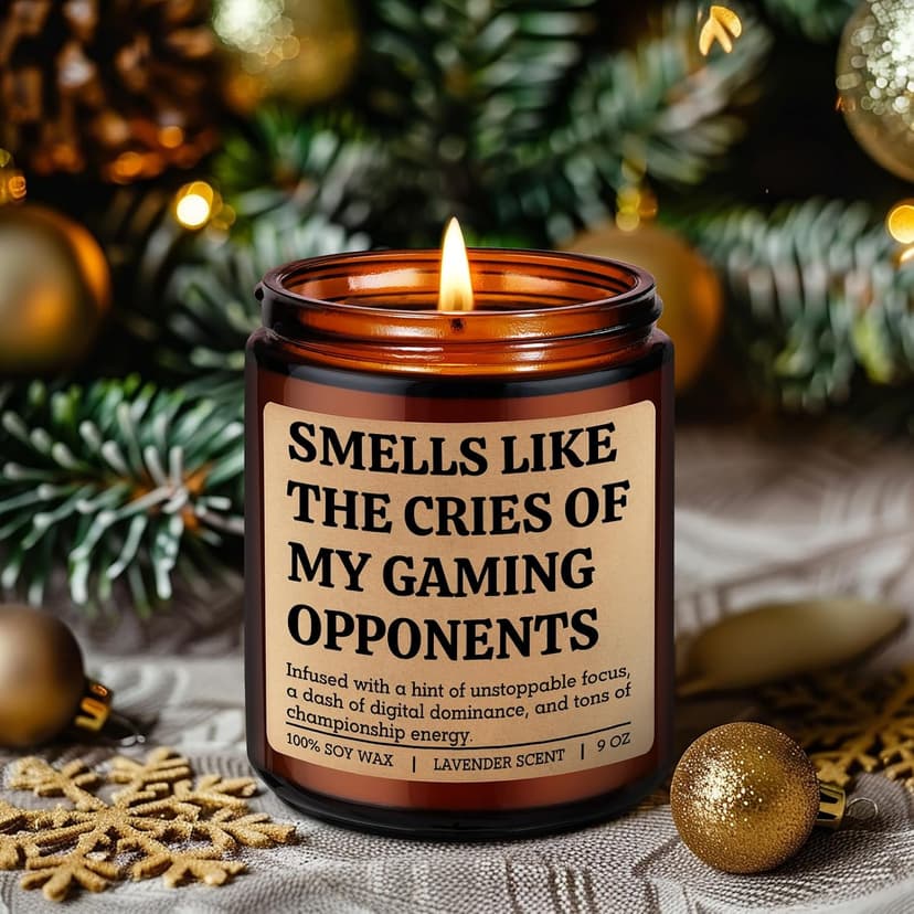 Gamer Gifts for Video Game Lover, Cool Christmas, Birthday Gifts for Gamer Boyfriend, Son, Husband, Dad, Girl, Gaming Stuff LEADO Video Game Candle - Gifts for Gamers Men, Gaming Gifts for Women, Boy B0FY1HKB8B