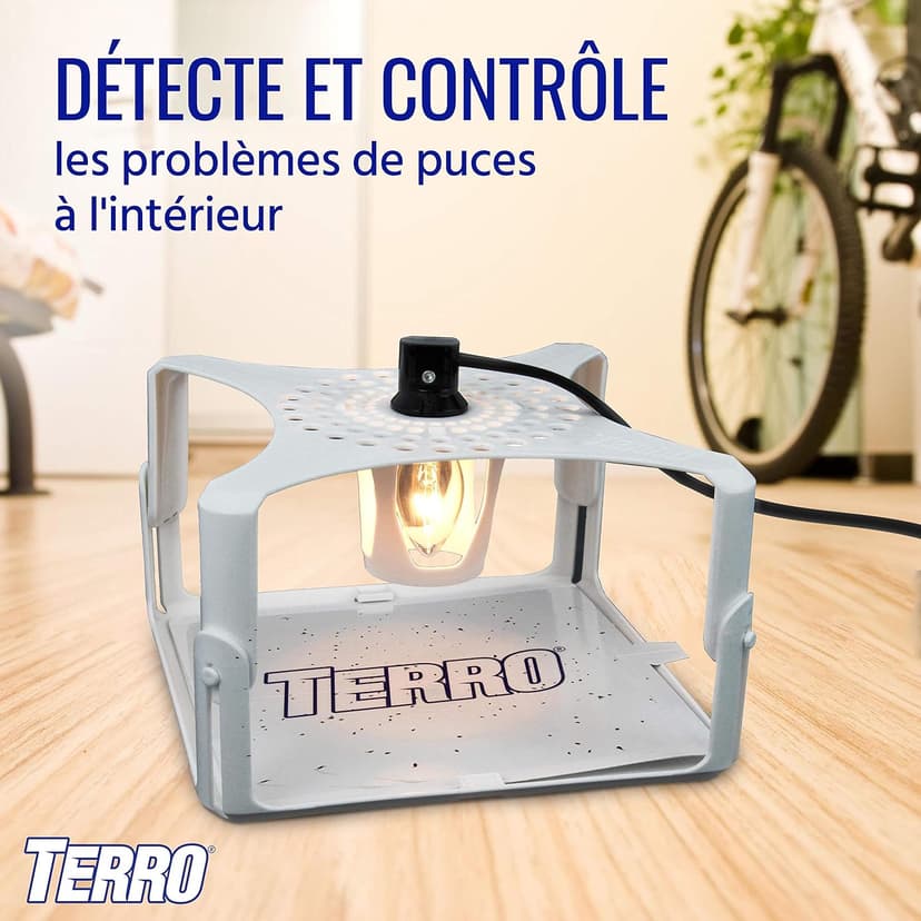 Terro T230 Indoor Electric Flea Trap and Killer - Refillable Flea Traps for Inside Your Home
