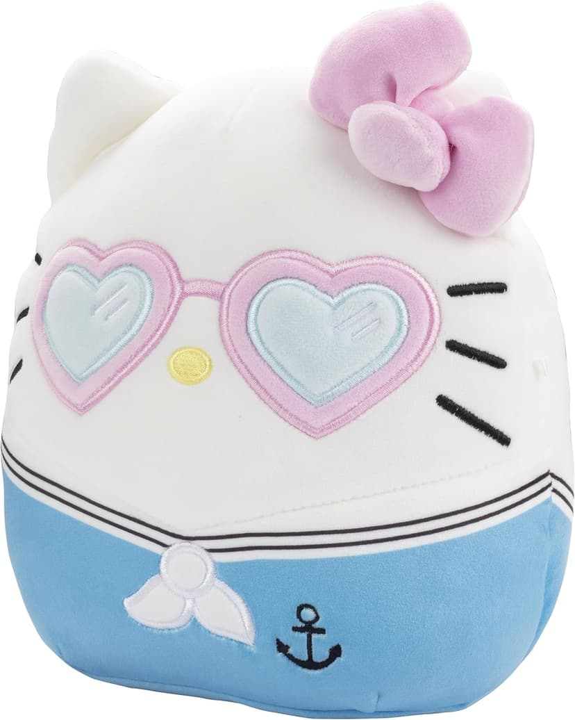 Soft Squishy Collectible Sanrio Summer Stuffed Animal Toy Gift for Kids, Boys & Girls Squishmallows 8-Inch Hello Kitty Sailor Jazwares Plush B0BT86R95G