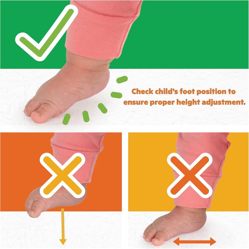 Bright Starts Around We Go 2-in-1 Baby Walker, Discovery Activity Center and Table, Tropic Cool, Ages 6 Months+