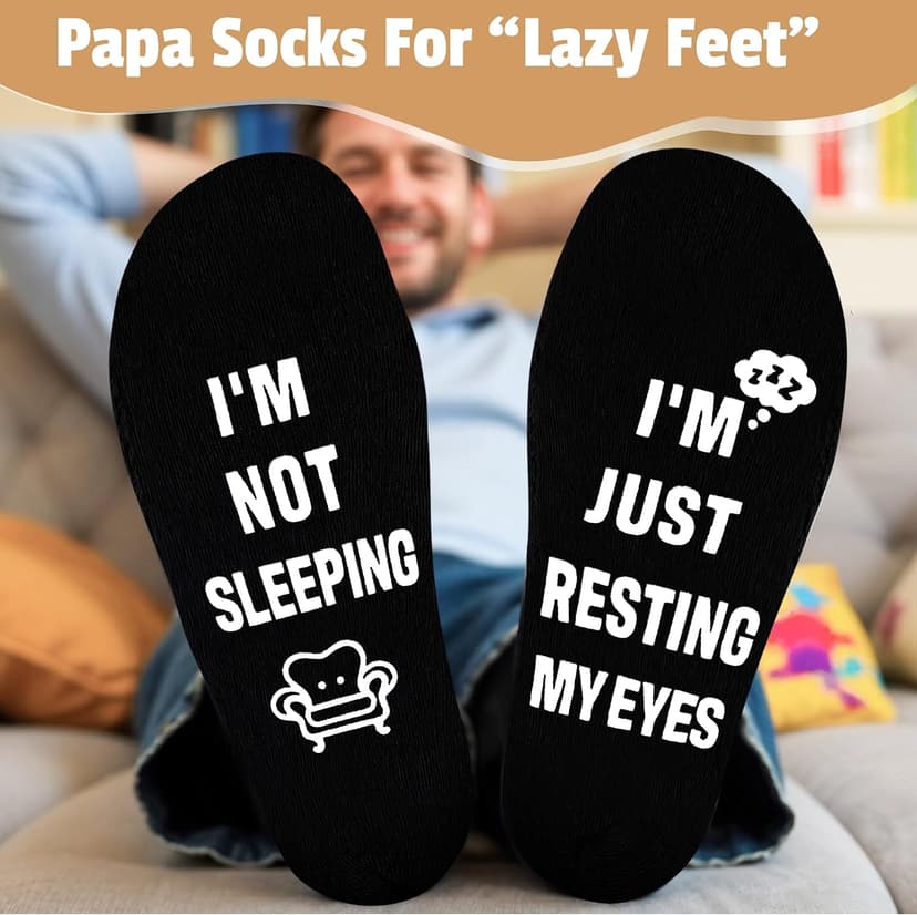 Papa Gifts from Grandkids Papa Birthday Gifts for Men Happy Birthday Gift Ideas for Best Papas from Grandson Granddaughter Grandchildren Funny Gift Set for Christmas, Fathers Day with Hat, Wine Glass B0FW57CH3S