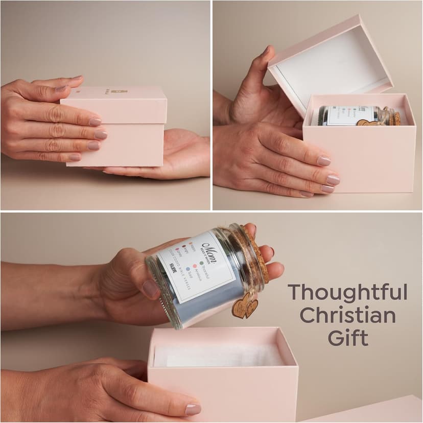 Christian Gifts For Woman: An Inspirational Bible Verse Jar for Graduation, Birthdays, Christmas, and Special Occasions. BLIEVE Read Me When Bible Verse Jar For Women B0F96RYMW8