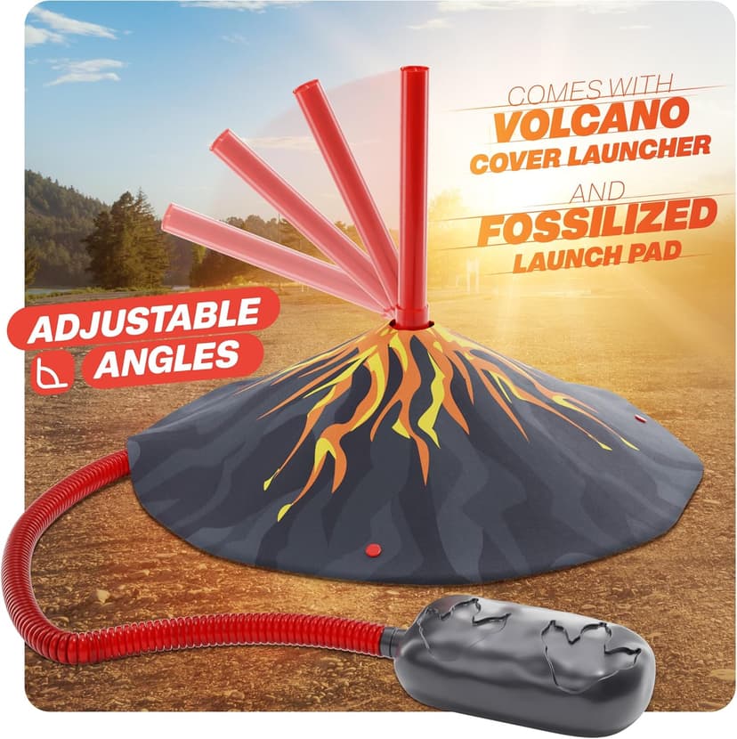 Ninja Blast Dinosaur Toy Rocket Launcher for Kids Toys for Kids 3-5 5-7 4-6 - Outdoor Toys for Kid Ages 4-8 - 3 4 Year Old Boy Birthday Gift - Gifts for Boys Age 3 4 5 6 Years Toy for Toddlers